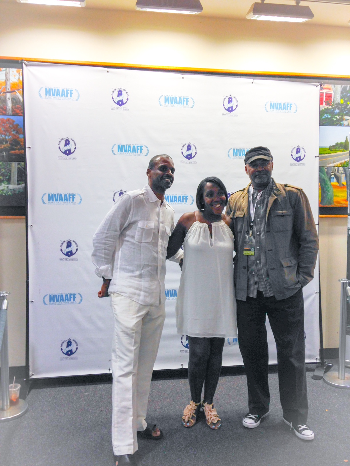 Mr. & Mrs. Rance with filmmaker Nelson George 