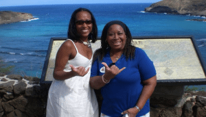 "Hang Loose"-With My Mother in Oahu Hawaii!