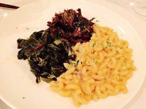 Asante Restaurant in Atlanta. Beef Short Ribs Collard Greens Mac and Cheese.