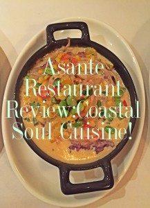 Asante Restaurant in Atlanta. Coastal Soul Cuisine. 