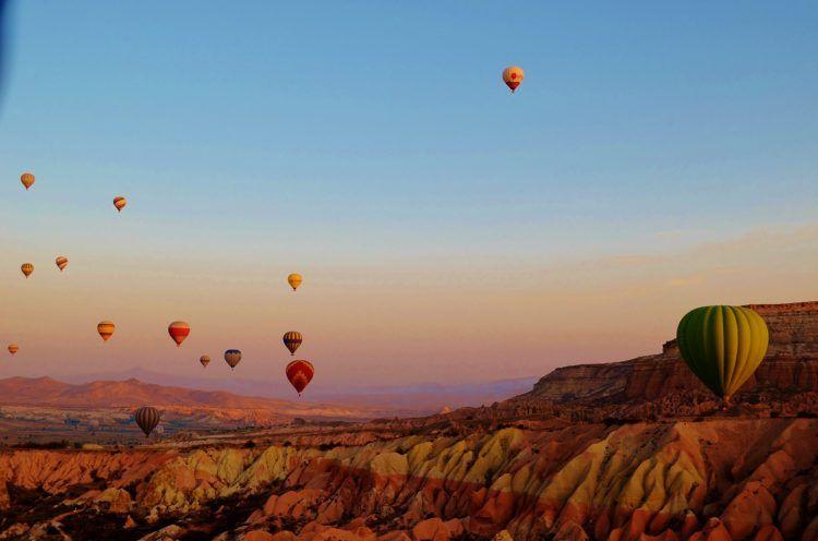 Cappadocia hot air balloon ride! Read about this once in a lifetime experience in the magical area of Cappadocia in Turkey!