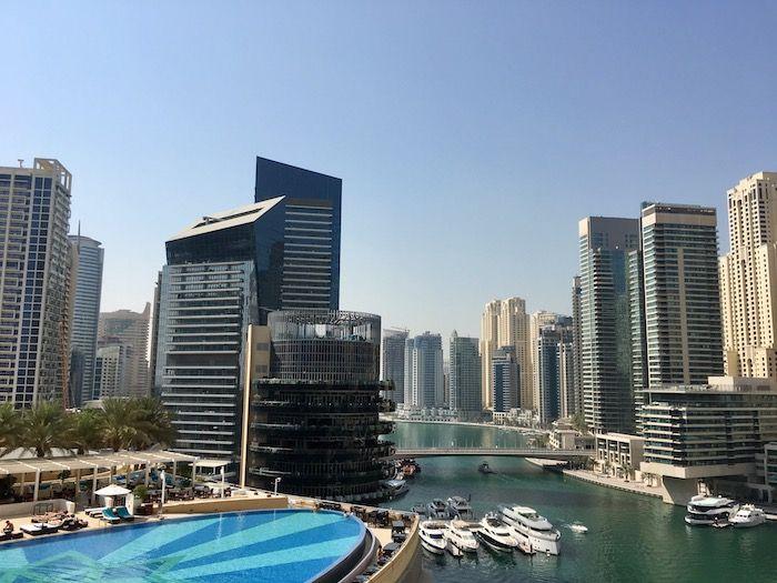 view of Dubai marina