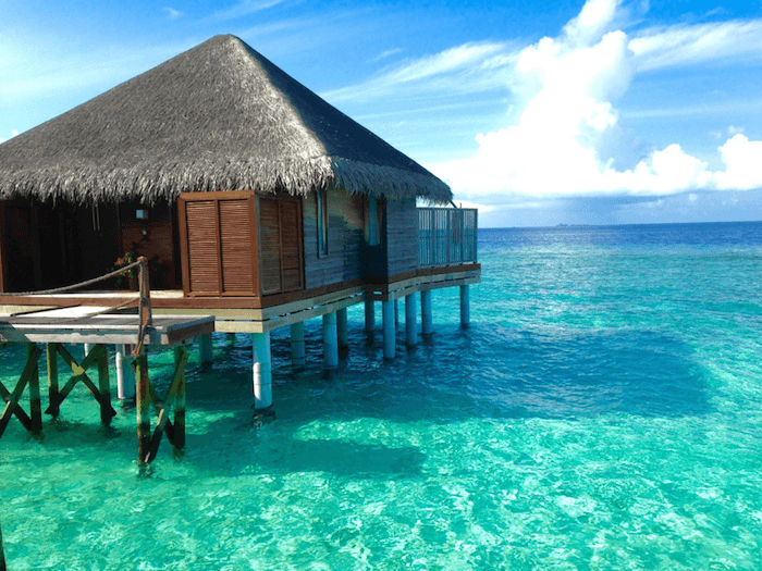 a water villa