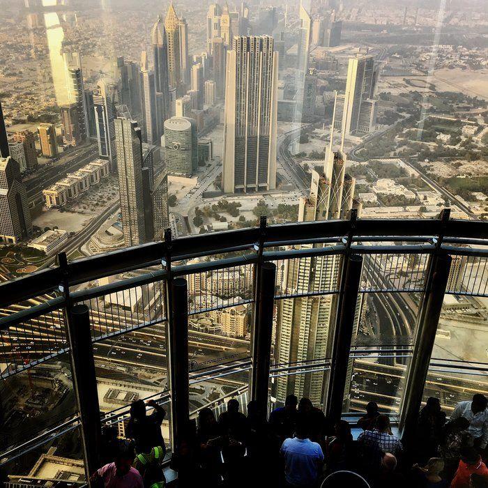 view from the observatory deck of Burj Khalifa