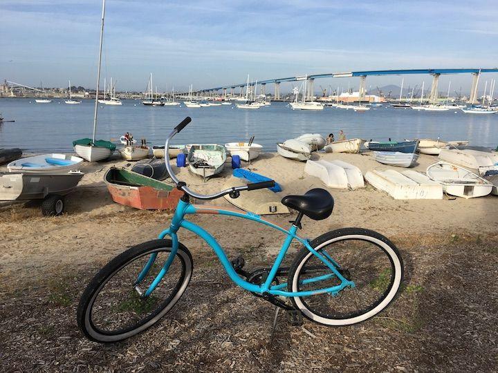 biking around Coronado Island