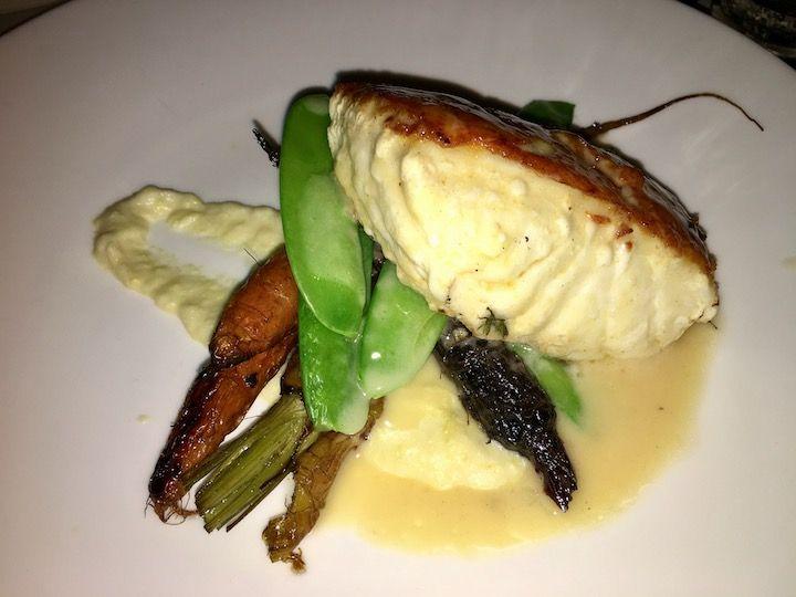 Halibut dish at Sheerwater