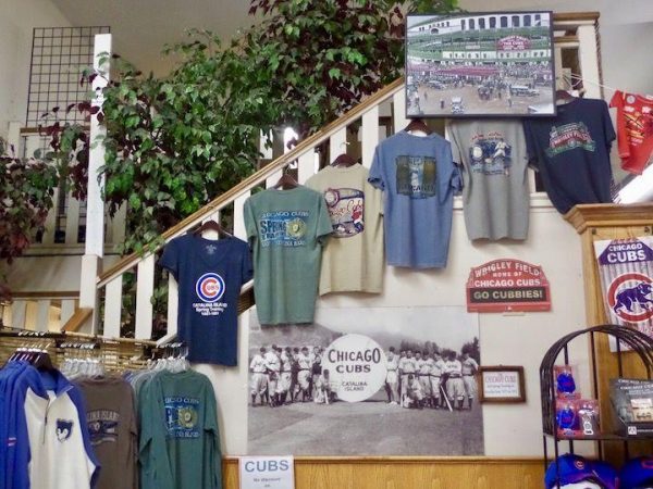 Chicago Cubs gear on Catalina Island