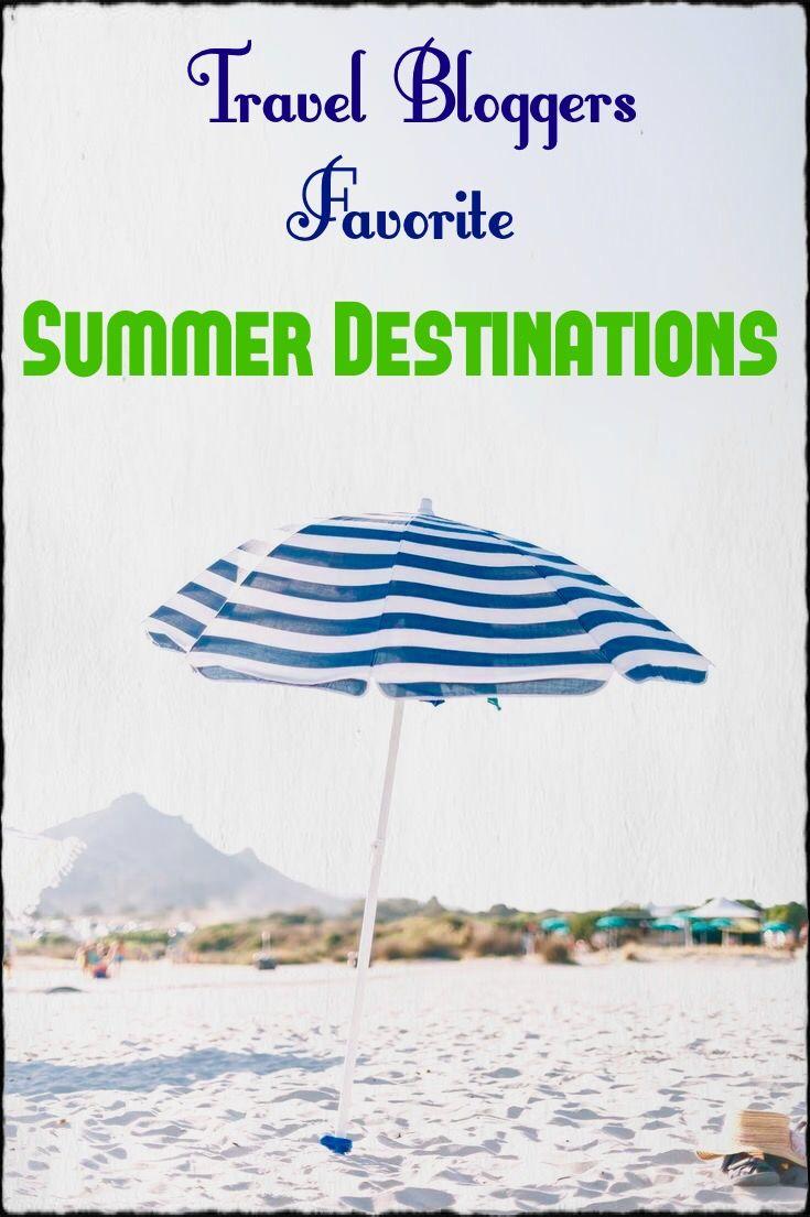 Travel bloggers favorite summer destinations. Plan a trip to these cities in the United States and internationally to experience all the best that summer has to offer! Locations include NYC, California, Ireland, Greece, Martha's Vineyard, Canada, Chicago and many more! Includes links to travel guides so you can plan the perfect summer vacation!