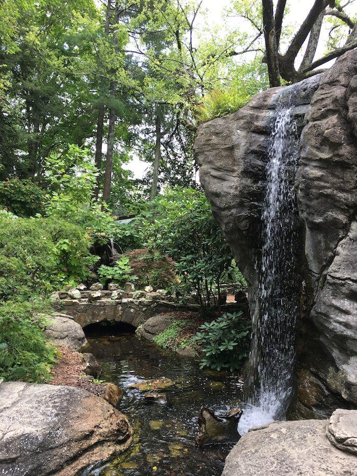 waterfalls in Rock City Gardens