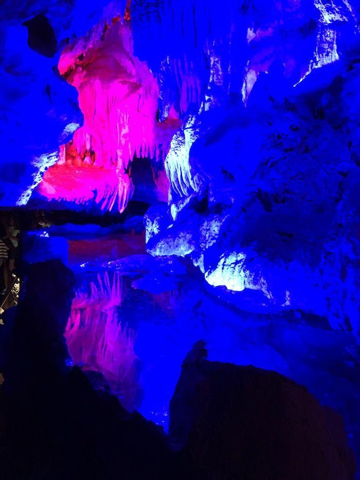 view of Ruby Falls cave