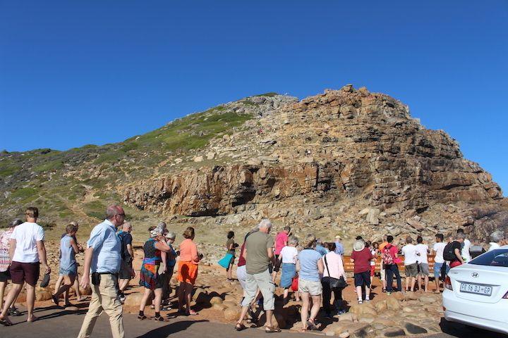 Cape town road trip along the cape peninsula. Cape Point, Cape of Good hope, Boulders beach