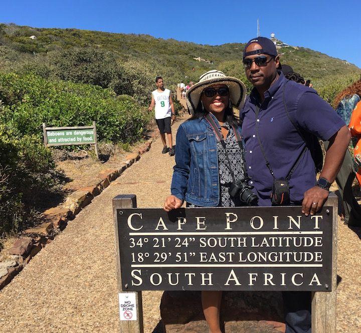 Cape town road trip along the cape peninsula. Cape Point, Cape of Good hope, Boulders beach