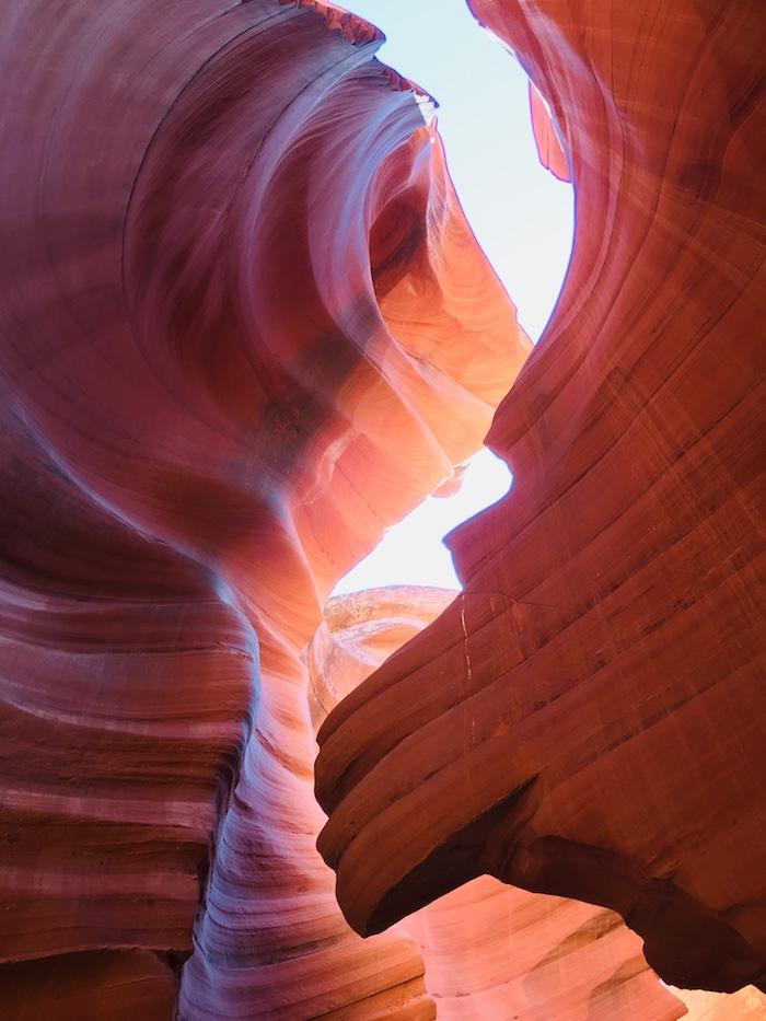 view of lower antelope canyon