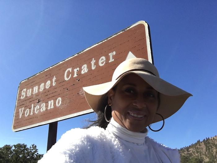 Sunset Crater Volcano sign