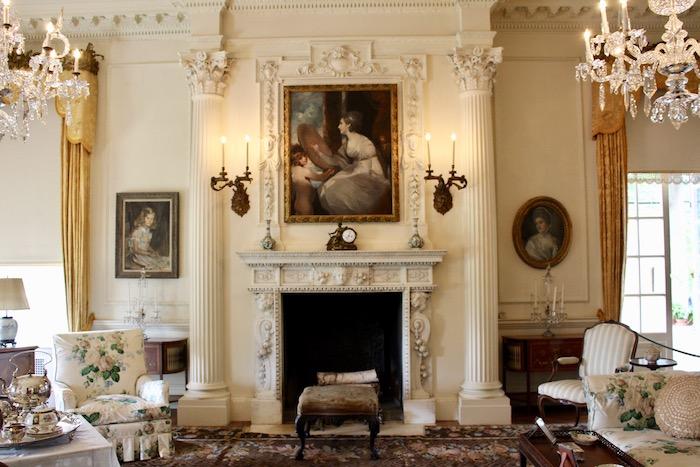 One of many beautiful interior rooms at Old Westbury Gardens