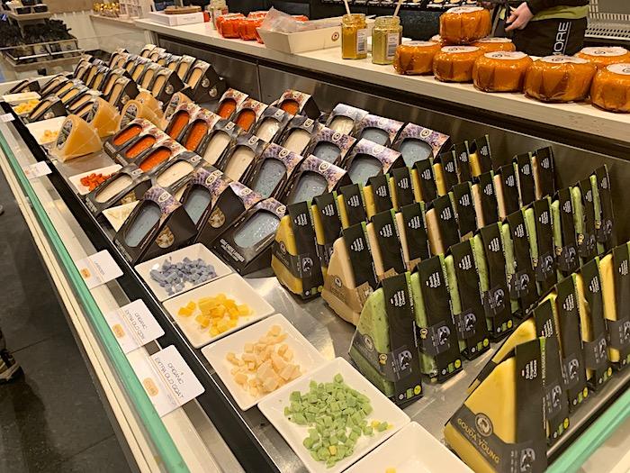 Amsterdam cheese shop display