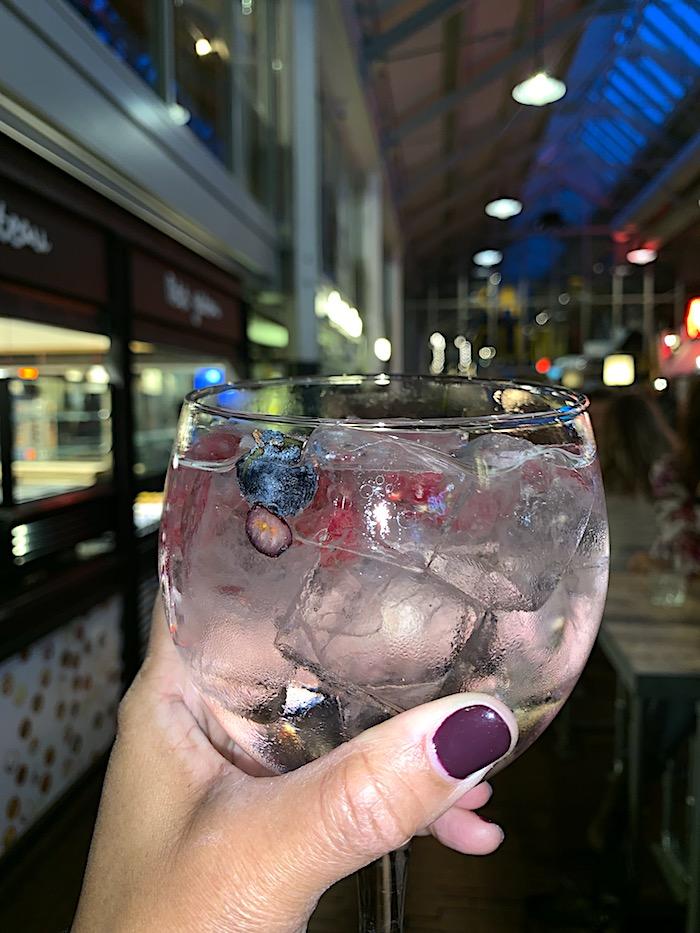 This floral gin &amp; tonic cocktail