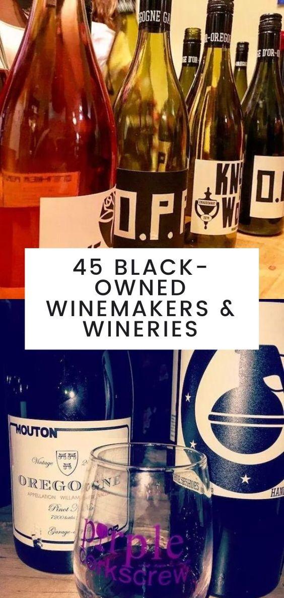 black-owned wines, black-owned wineries, black winemakers 