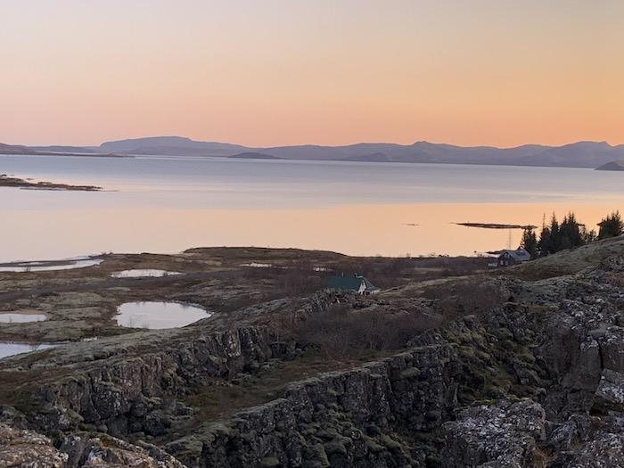 Thingvellir National Park where the two continents meet 