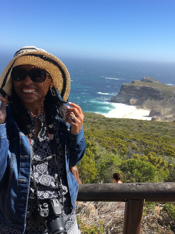 Dr. White on the Cape Town coast