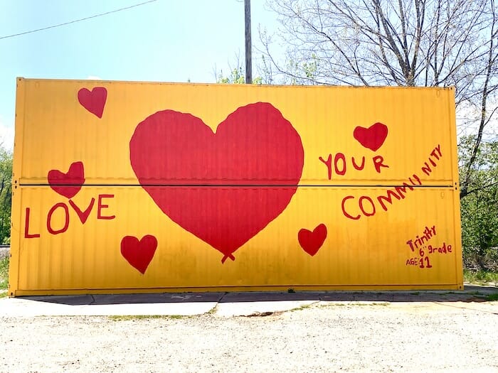 Love Your Community mural