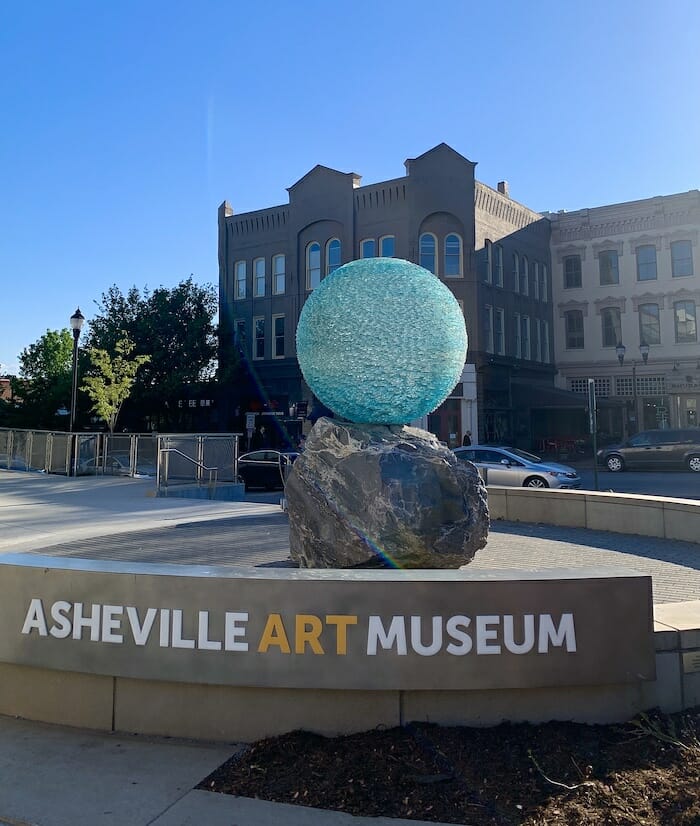 Asheville Art Museum entrance