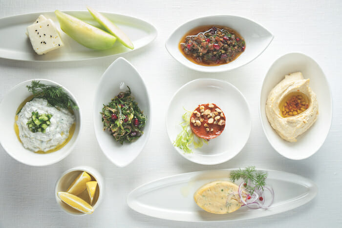 A sample of Meze