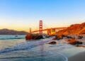 san francisco golden gate bridge, most romantic cities in the us, valentines day