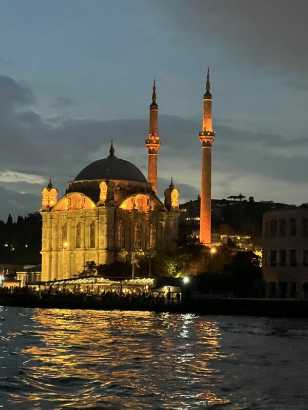 the shore of the Bosporous river in istanbul turkey