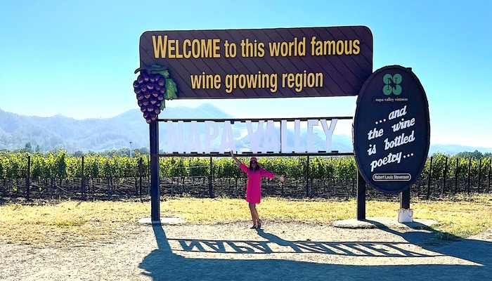 napa valley sign, black-owned wineries in napa and sonoma
