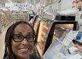nadeen in 7 eleven in osaka japan